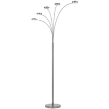 Load image into Gallery viewer, Malibu LED Floor Lamp by Cal Lighting BO-3121FL-5L-BS Brushed Steel