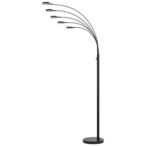 Malibu LED Floor Lamp by Cal Lighting BO-3121FL-5L-DB Dark Bronze