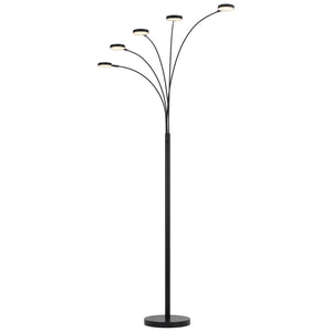 Malibu LED Floor Lamp by Cal Lighting BO-3121FL-5L-DB Dark Bronze