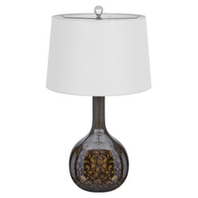 Load image into Gallery viewer, Gourd Style Glass Table Lamp by Cal Lighting BO-3138TB-2-AGL Antique Gold Luster