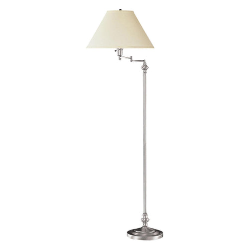 Swing Arm Floor Lamp by Cal Lighting BO-314-BS Brushed Steel