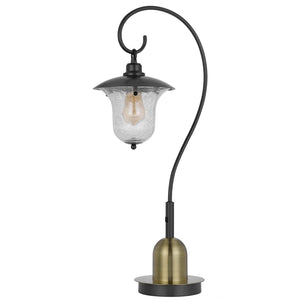 Walcott Downbridge Table Lamp by Cal Lighting BO-3161TB Dark Bronze/Antique Brass
