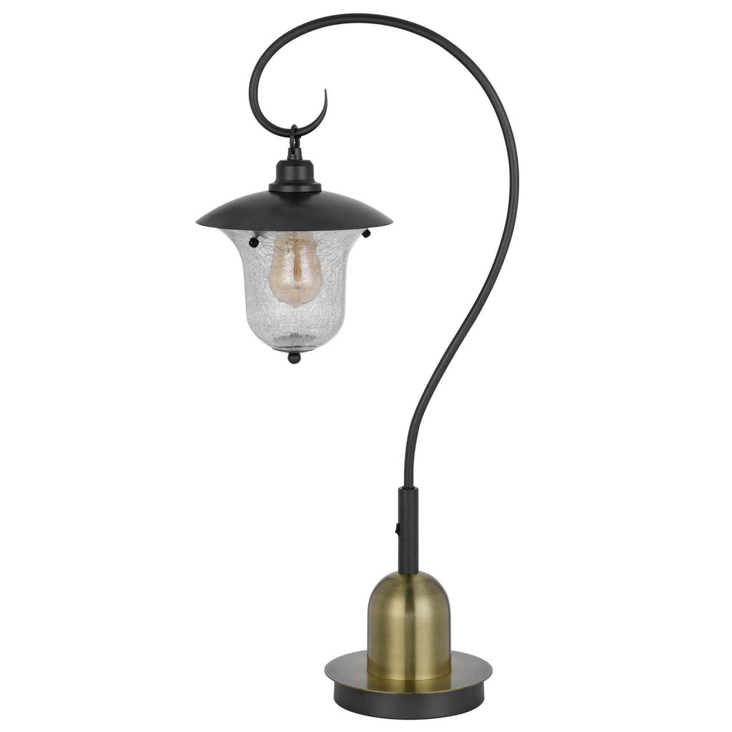 Walcott Downbridge Table Lamp by Cal Lighting BO-3161TB Dark Bronze/Antique Brass