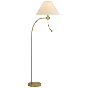 Ashland Mini Arc Metal Floor Lamp by Cal Lighting BO-3178FL-AB Antique Brass