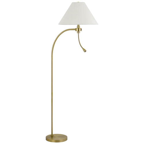 Ashland Mini Arc Metal Floor Lamp by Cal Lighting BO-3178FL-AB Antique Brass