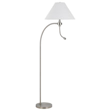 Load image into Gallery viewer, Ashland Mini Arc Metal Floor Lamp by Cal Lighting BO-3178FL-BS Brushed Steel