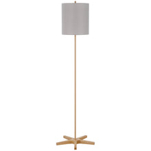 Load image into Gallery viewer, Metal Floor Lamp with Wooden Base by Cal Lighting BO-3196FL