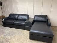 Modmax II 4-Piece Leather Sectional by Ashley Furniture 7430517, 7430527, 7430546, 7430564 Black