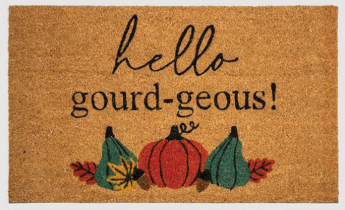 Hello Gourd Doormat by Ganz CA182590