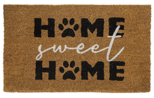 Load image into Gallery viewer, &quot;Home Sweet Home&quot; Paw Print Doormat by Ganz CB176083