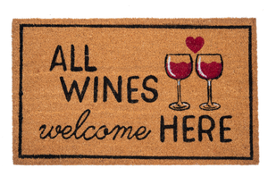 All Wines Welcome Here Doormat by Ganz CB182015