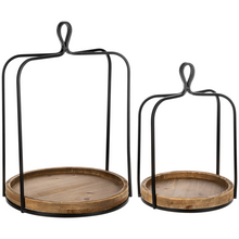 Load image into Gallery viewer, Loop Centerpiece Tray (2pc set) by Ganz CB185677