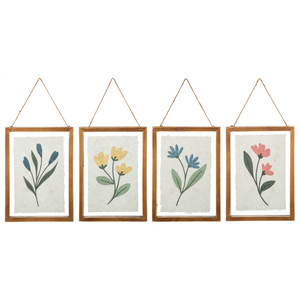 Meadow Floral Wall Decor in Floating Frame by Ganz CB186470