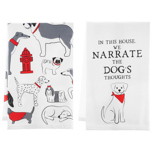 Dog Tea Towel  by Ganz CB186939