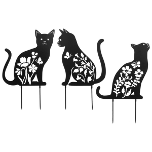 Cat Laser Cut Stake by Ganz CB186944