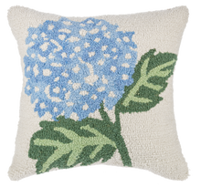 Load image into Gallery viewer, Punch Hook Hydrangea Pillow by Ganz CB186963