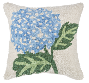 Punch Hook Hydrangea Pillow by Ganz CB186963