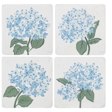 Load image into Gallery viewer, Blue Hydrangea Coaster (4pc set) by Ganz CB187183