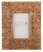 Load image into Gallery viewer, Carved Medallion 4x6 Picture Frame by Ganz CB187549