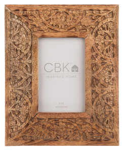 Carved Medallion 4x6 Picture Frame by Ganz CB187549