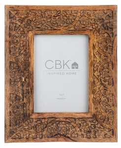 Carved Medallion 5x7 Picture Frame by Ganz CB187550