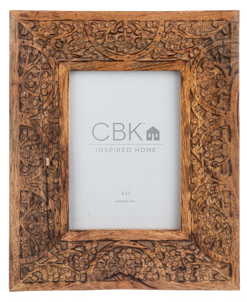 Carved Medallion 5x7 Picture Frame by Ganz CB187550