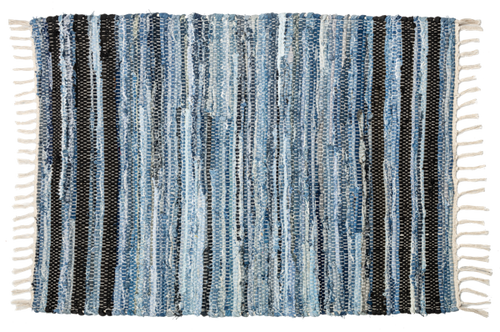 Denim Chindi 2'x3' Rug by Ganz CB187576