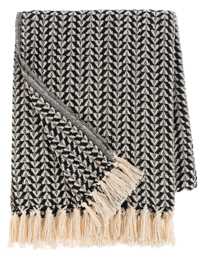 Mini Arrow Pattern Woven Throw by Ganz CB195025