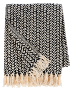 Mini Arrow Pattern Woven Throw by Ganz CB195025