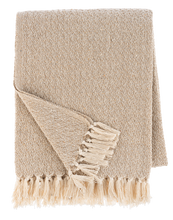 Load image into Gallery viewer, Marbled Tan Woven Throw by Ganz CB195028