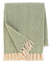 Load image into Gallery viewer, Oversized Herringbone Pattern Woven Throw by Ganz CB195029