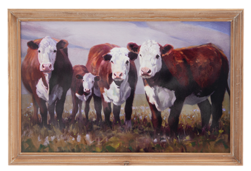 Painterly Cows Wall Decor by Ganz CB195791