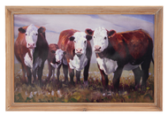 Painterly Cows Wall Decor by Ganz CB195791