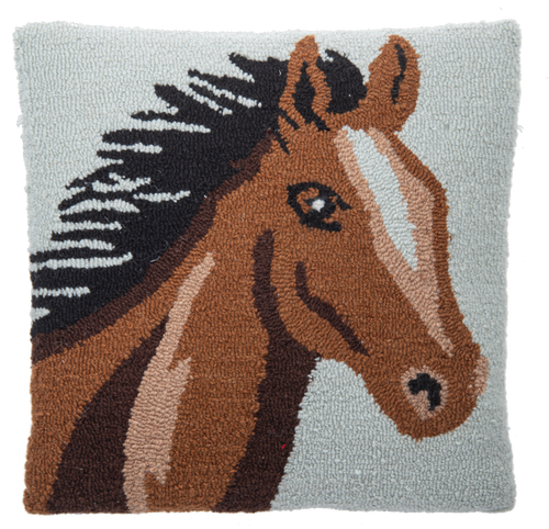 Punch Hook Horse Pillow by Ganz CB196071