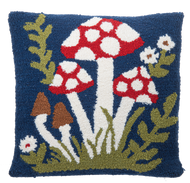 Punch Hook Mushroom Pillow by Ganz CB196075