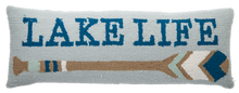 Load image into Gallery viewer, Punch Hook Lake Life with Oar Pillow by Ganz CB196079
