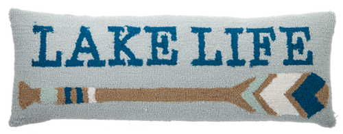 Punch Hook Lake Life with Oar Pillow by Ganz CB196079