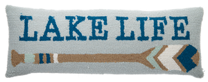 Punch Hook Lake Life with Oar Pillow by Ganz CB196079