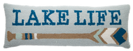 Punch Hook Lake Life with Oar Pillow by Ganz CB196079