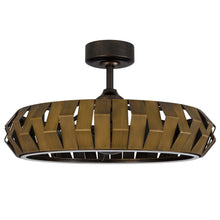 Load image into Gallery viewer, Remote Controlled Arroyo Ceiling Fan Light by Cal Lighting CF-1005, CF-1005-ROD-12