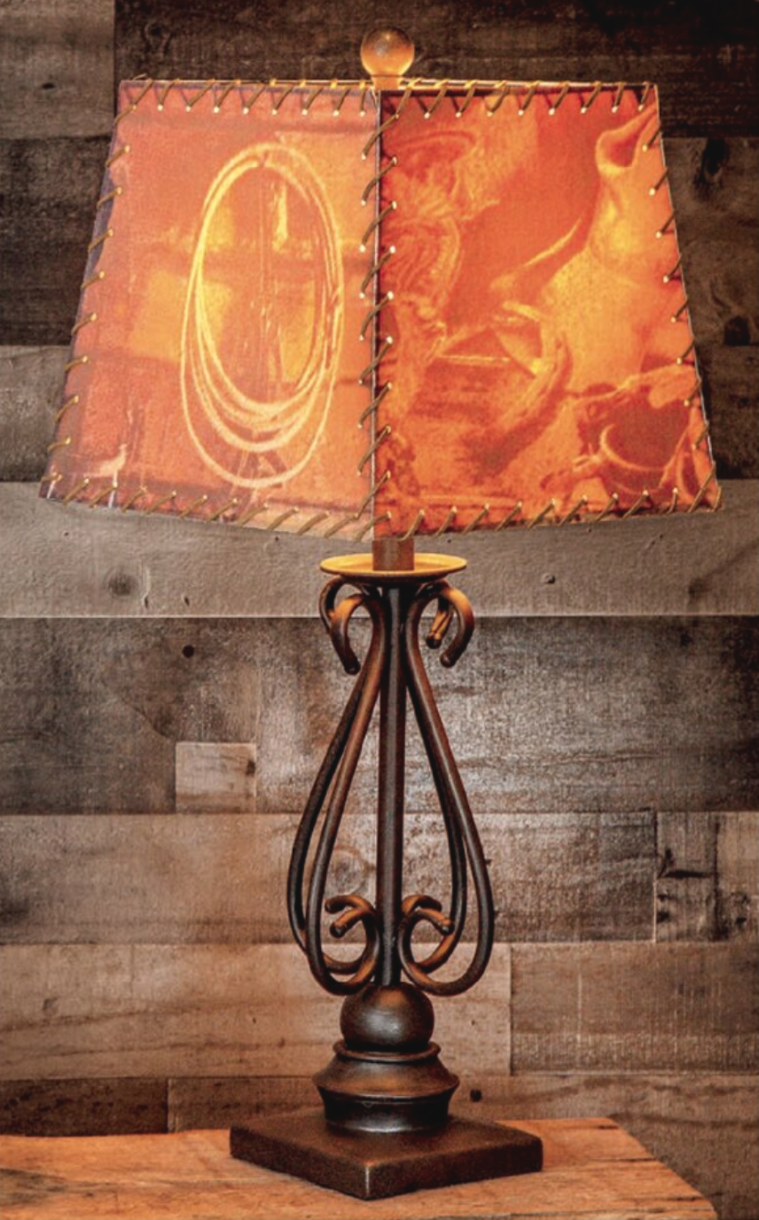 Cowboy Western Table Lamp by Vintage Direct CL2079