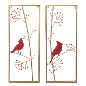 Gold Frame Cardinal in Branch Wall Decor by Ganz CX181794