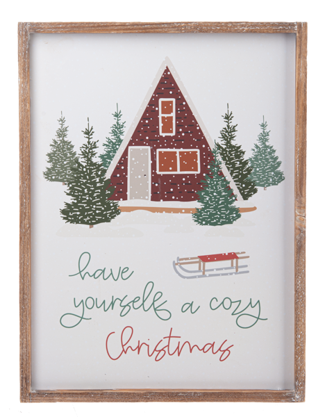 Have Yourself a Cozy Christmas Wall Decor by Ganz CX182704