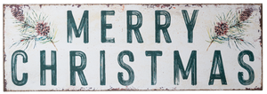 Oversized Merry Christmas with Pine Wall Decor by Ganz CX196909