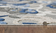 Load image into Gallery viewer, Calla 2&#39;2&quot; x 4&#39; Rug by KAS CAA692222X4 Grey/Blue Leila