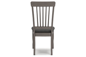 Shullden Spindle Back Dining Chair by Ashley Furniture D194-01 Gray