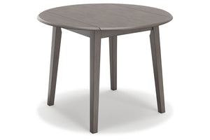 Shullden Drop Leaf Extendable Table by Ashley Furniture D194-15 Gray