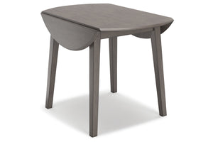 Shullden Drop Leaf Extendable Table by Ashley Furniture D194-15 Gray
