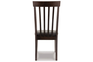 Hammis Rake Back Dining Side Chair by Ashley Furniture D310-01