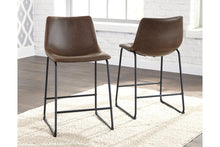 Load image into Gallery viewer, Centiar Counter Height Bucket Seat Bar Stool by Ashley Furniture D372-124 Brown